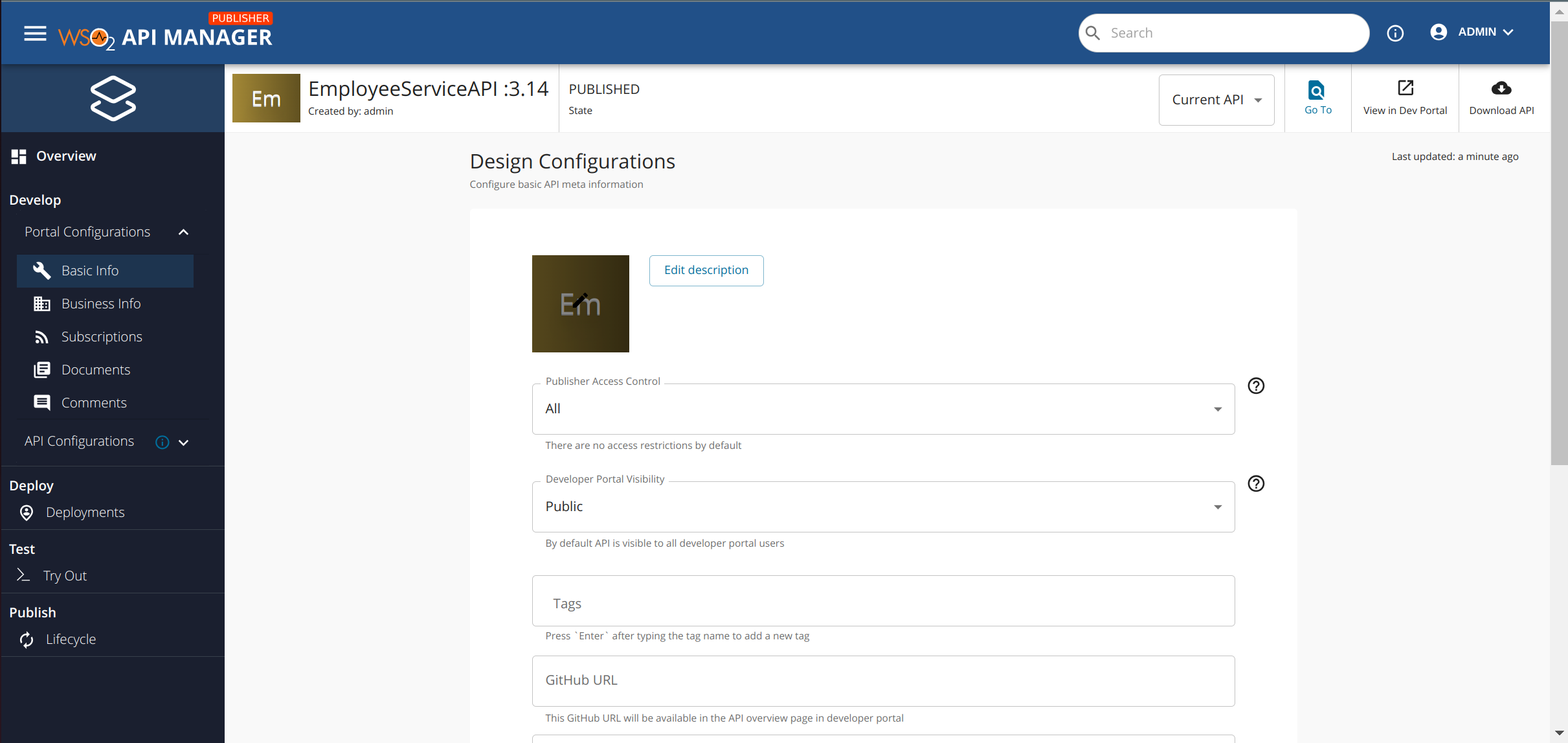 ControlPlaneBasic API