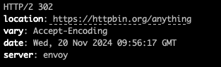 Redirect Request Response