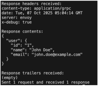 gRPC API header modification